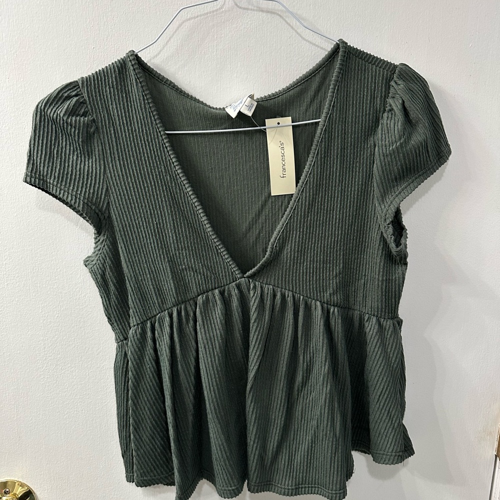 Forest Green Francesca’s Women's Top
